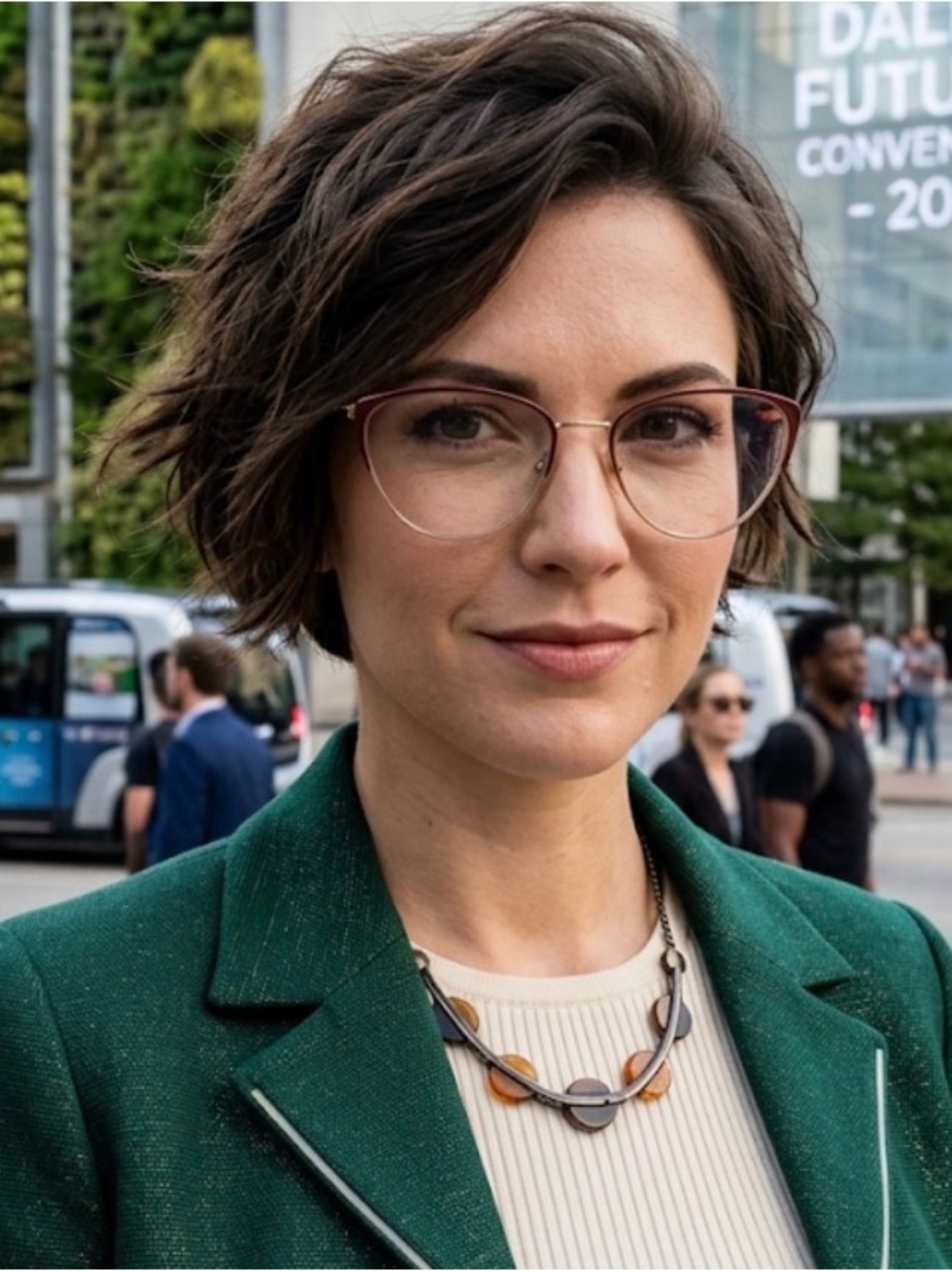 Givenchy Red and Gold Cat-Eye Optical Frames